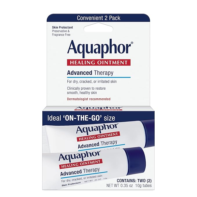 Aquaphor travel size
ointment for wound healing after facial feminization surgery